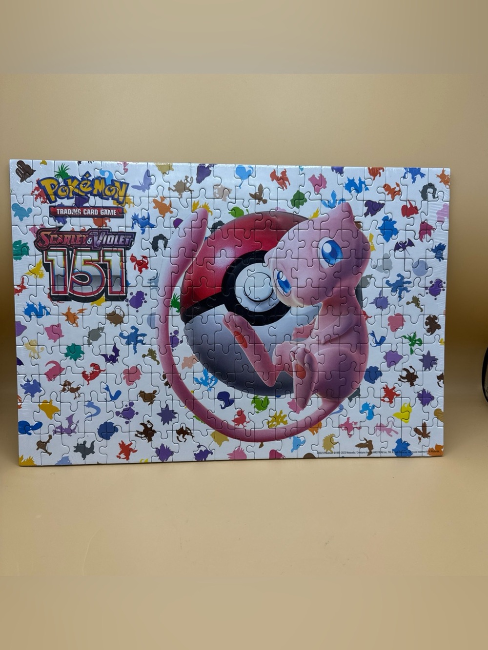 Pokemon TCG Scarlet & Violet 151 200 Pcs Promo Puzzle 11"x16" Mew & Pokeball New